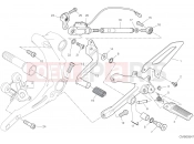 DUCATI Panigale V2 FOOTRESTS, LEFT [MOD:PANV2]