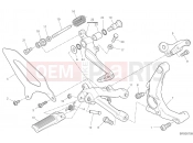 DUCATI Panigale V2 FOOTRESTS, RIGHT [MOD:PANV2]