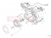 DUCATI 2021 Scrambler 1100 Dark Pro GENERATOR COVER [MOD:SCR11DRK]