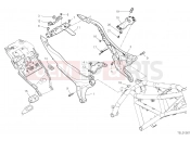 DUCATI 2021 Scrambler 1100 Dark Pro REAR FRAME COMP. [MOD:SCR11DRK]