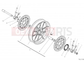 DUCATI Scrambler 1100 Pro FRONT WHEEL [MOD:SCR11PRO]