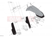 DUCATI Scrambler Desert Sled FRONT MUDGUARD [MOD:SCR800DS]