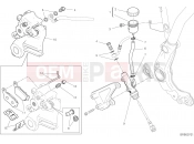 REAR BRAKE SYSTEM [MOD:SCR800FH] - Ducati Scrambler Desert Sled Fasthouse 2021