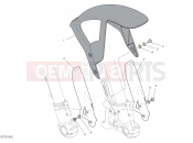 DUCATI Scrambler Icon Dark FRONT MUDGUARD