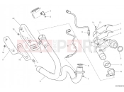 DUCATI Scrambler Icon Dark EXHAUSRT PIPE ASSY