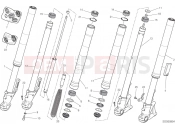 DUCATI 2020 Scrambler 1100 Sport Pro FRONT FORK [MOD:SCR11SPR]