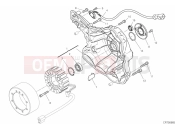 DUCATI 2020 Scrambler 1100 Pro GENERATOR COVER [MOD:SCR11DRK]
