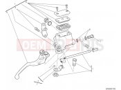 DUCATI 2020 Scrambler 1100 Pro FRONT BRAKE PUMP [MOD:SCR11DRK]