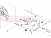DUCATI 2018 Scrambler Cafe Racer REAR BRAKE SYSTEM [MOD:SCR800CR]