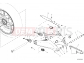 DUCATI 2017 Scrambler Full Throttle REAR BRAKE SYSTEM [MOD:SCR800FT]