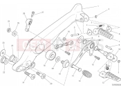 DUCATI 2016 Scrambler Full Throttle FOOTRESTS, LEFT [MOD:SCR800FT]
