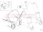 DUCATI 2021 Diavel 1260 FRONT BRAKE SYSTEM [MOD:DVL1260]