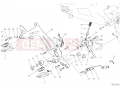 DUCATI Monster + FOOTRESTS, RIGHT [MOD:M937+]