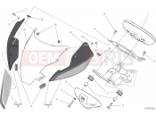 DUCATI 2021 Monster 821 Stealth INSTRUMENT PANEL - COWLING [MOD:M821STEA]
