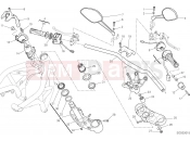 DUCATI 2021 Monster 1200 S HANDLEBAR AND CONTROLS [MOD:M 1200S]