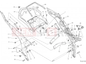 DUCATI Multistrada 950 S REAR FRAME COMP. [MOD:MS950S]