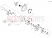 DUCATI Panigale Superleggera V4 REAR WHEEL SPINDLE [MOD:PANV4SL]