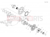 DUCATI 2021 Panigale V4 S REAR WHEEL SPINDLE [MOD:PANV4 S]