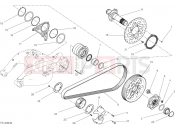 DUCATI 2021 XDiavel Dark HUB, REAR WHEEL [MOD:XDVLDARK]