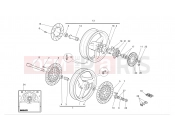 DUCATI Multistrada 620 Front and rear wheels
