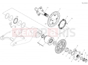 DUCATI Hypermotard 950 Rear Wheel Spindle