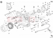 DUCATI 2004 Monster S4R GENERATOR COVER - WATER PUMP » COOLING SYSTEM