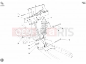 DUCATI 2004 Sporttouring ST3 REAR SHOCK ABSORBER » SWING ARM