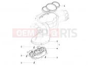 Meter combination - Cruscotto - Piaggio Beverly 300 IE ABS 2020