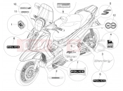 Plates - Emblems - Piaggio Beverly 350 IE ABS 2021