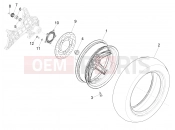 Rear wheel - Piaggio Beverly 350 IE ABS 2021