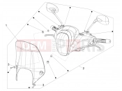 Windshield - Glass - Piaggio Beverly 350 IE ABS 2021