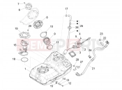 Fuel tank - Piaggio Medley 150 ie ABS (E4) (RP8MB0200) 2021