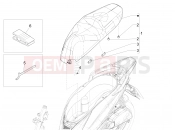 Saddle/seats - Piaggio Medley 150 ie ABS (E4) (RP8MB0200) 2021