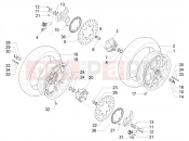 PIAGGIO MP3 350  Maxi Sport Front wheel