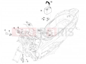 PIAGGIO MP3 350  Maxi Sport Remote control switches - Battery - Horn