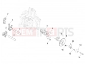 PIAGGIO MP3 350  Maxi Sport Rocking levers support unit