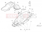 Helmet huosing - Undersaddle - Piaggio MP3 500 MAXI Sport ABS 2019