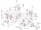 Fork's components (Mingxing) - Piaggio MP3 500 MAXI Sport ABS 2020
