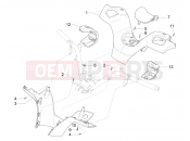 Handlebars coverages - Piaggio MP3 500 MAXI Sport ABS 2020