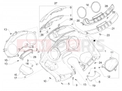 Meter combination - Cruscotto - Piaggio MP3 500 MAXI Sport ABS 2020