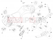 Selectors - Switches - Buttons - Piaggio MP3 500 MAXI Sport ABS 2020