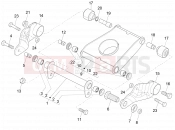 Swinging arm - Piaggio MP3 500 MAXI Sport ABS 2020