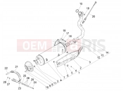 PIAGGIO MP3 500 MAXI Sport ABS Silencer