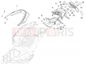 PIAGGIO Piaggio 1 Moped Rear cover - Splash guard