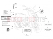Plates - Emblems - Piaggio Typhoon 125 4T 2V 2019