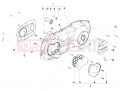 Crankcase cover - Crankcase cooling - Piaggio Typhoon 125 4T 2V 2020