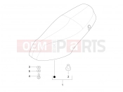Saddle/seats - Piaggio Zip 100 4T (APAC) 2011