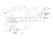 Selectors - Switches - Buttons - Piaggio Zip 100 4T (APAC) 2011