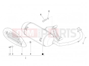 Silencer - Piaggio Zip 100 4T (APAC) 2011