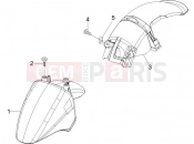 Wheel huosing - Mudguard - Piaggio Zip 100 4T (APAC) 2011